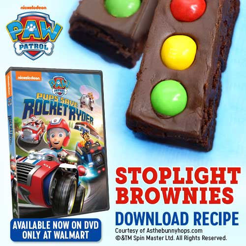 Stoplight Brownies Inspired by PAW Patrol Pups Save Rocket Ryder Tabbys Pantry